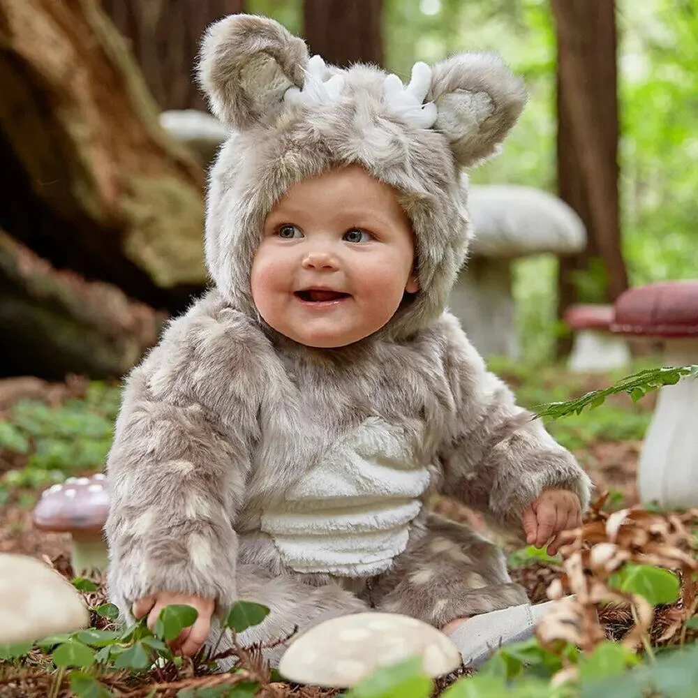 Pottery Barn Baby Deer Woodland Halloween Costume 0-6 Months Old NWT